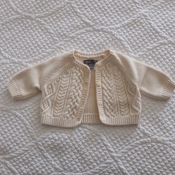 baby cream sweater